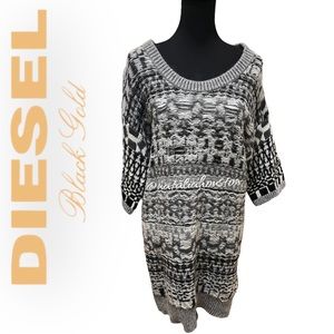DIESEL BLACK GOLD Sweater Dress Made in Italy